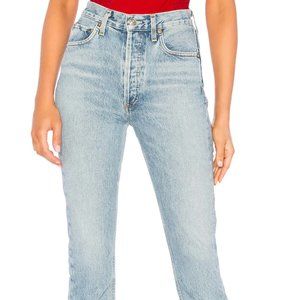 AGOLDE Riley straight crop like new sz 28